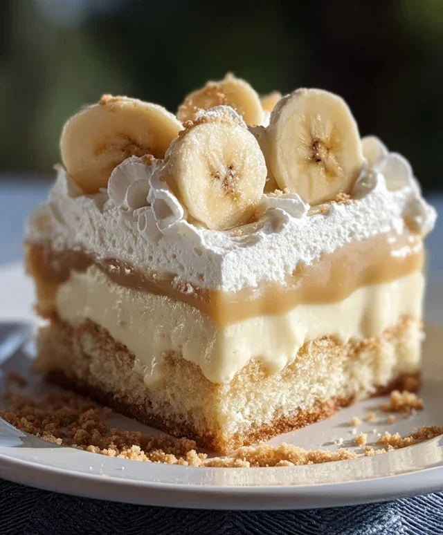 Banana Pudding Tres Leches Cake