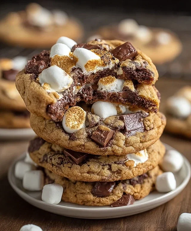 Hershey's Chocolate S'mores Cookies