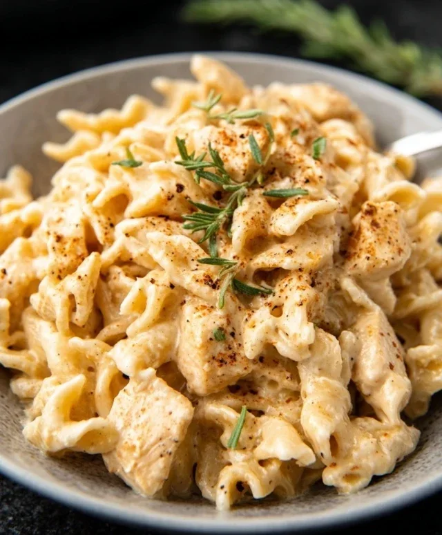 Crock Pot Creamy Cajun Chicken Pasta
