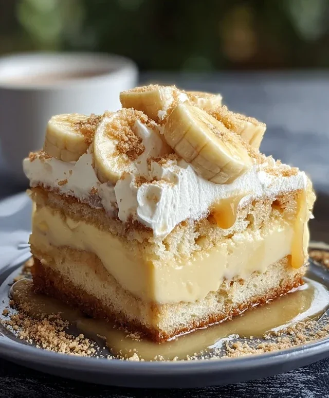 Banana Pudding Tres Leches Cake
