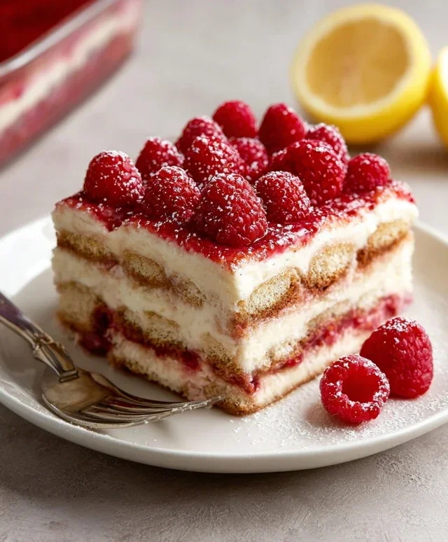 Raspberry Tiramisu