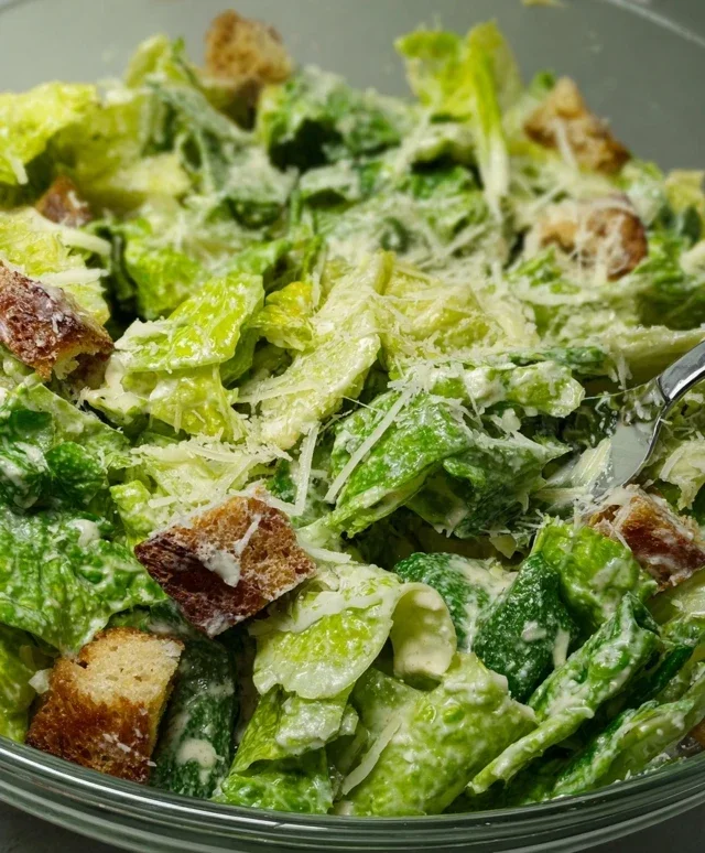 Homemade Creamy Caesar Salad Dressing