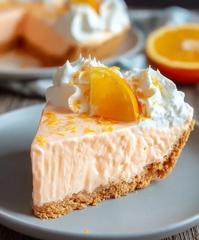 Jello Creamsicle Pie
