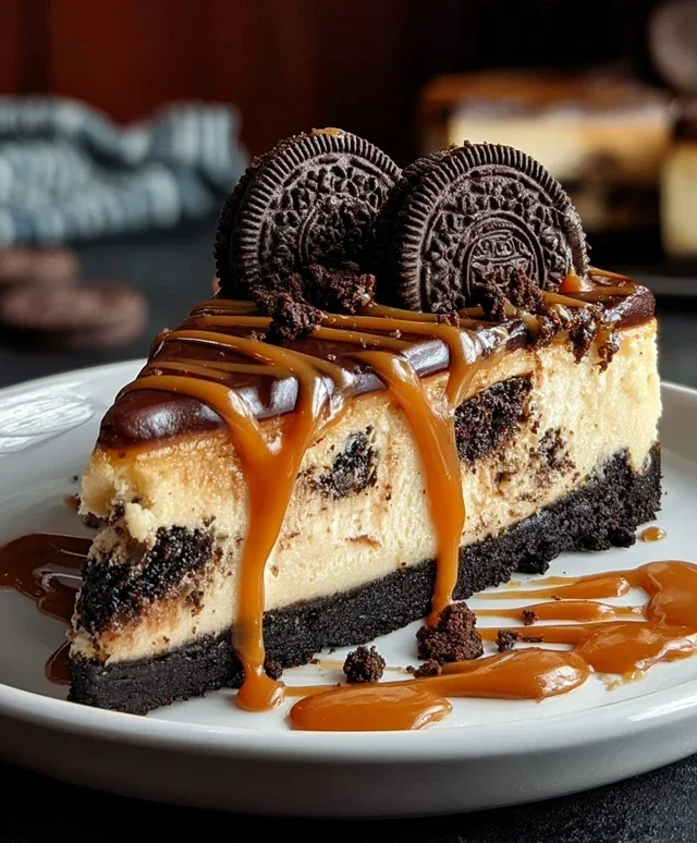 Oreo & Caramel Cheesecake