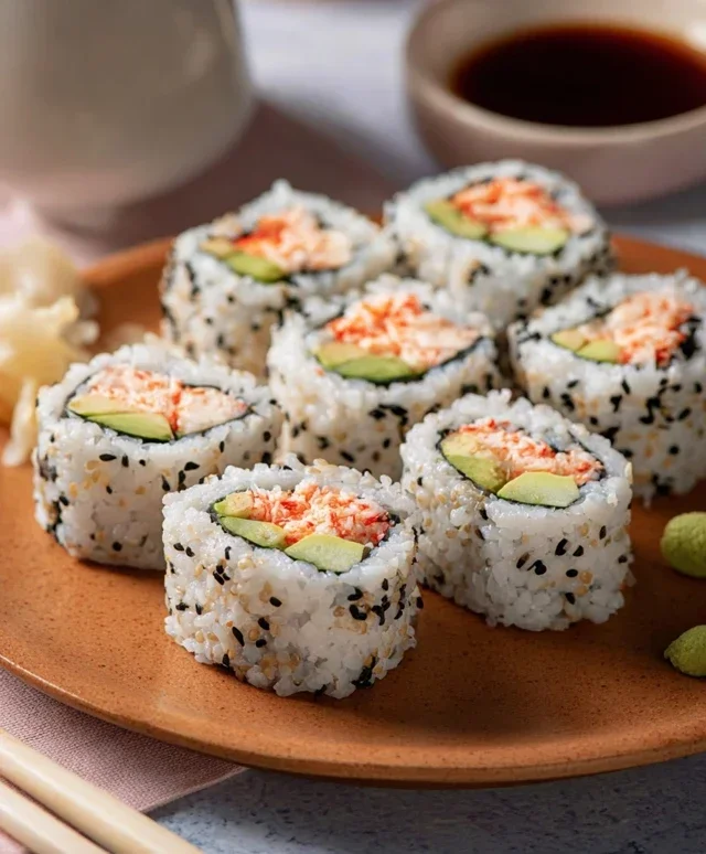 Kani Sushi (Spicy Crab Roll)