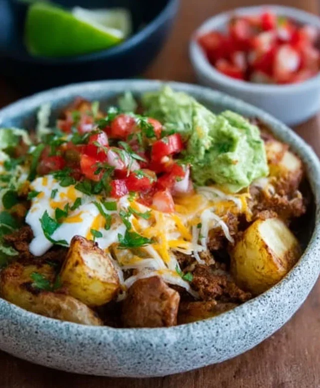 Loaded Potato Taco Bowl