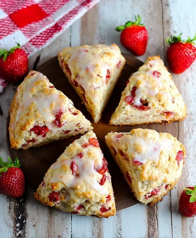 Strawberry Scones