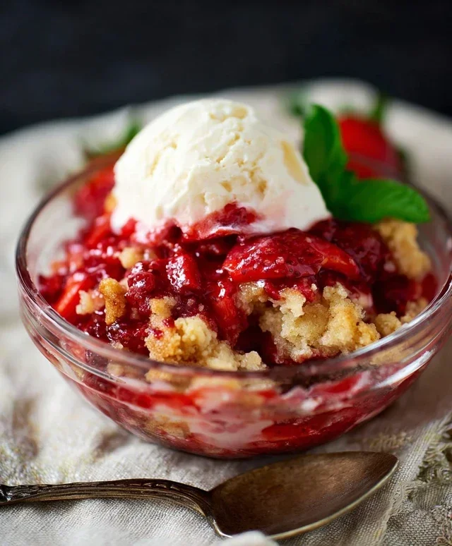 Strawberry Cobbler