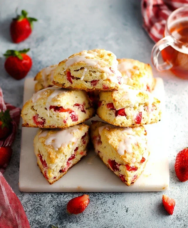 Strawberry Scones