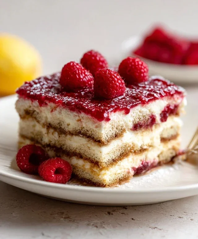 Raspberry Tiramisu