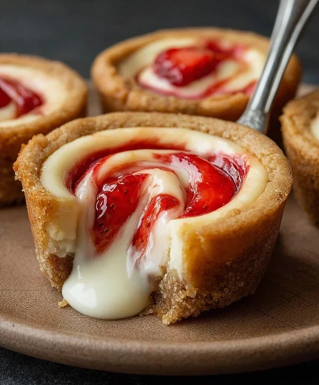 Strawberry Cheesecake Cups