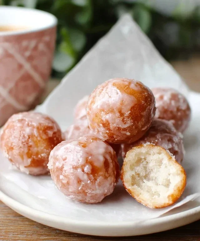 Easy Keto Glazed Donut Balls