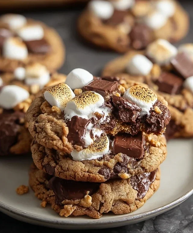 Hershey's Chocolate S'mores Cookies