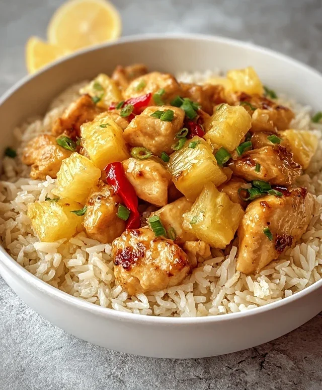 Pineapple Chicken and Rice