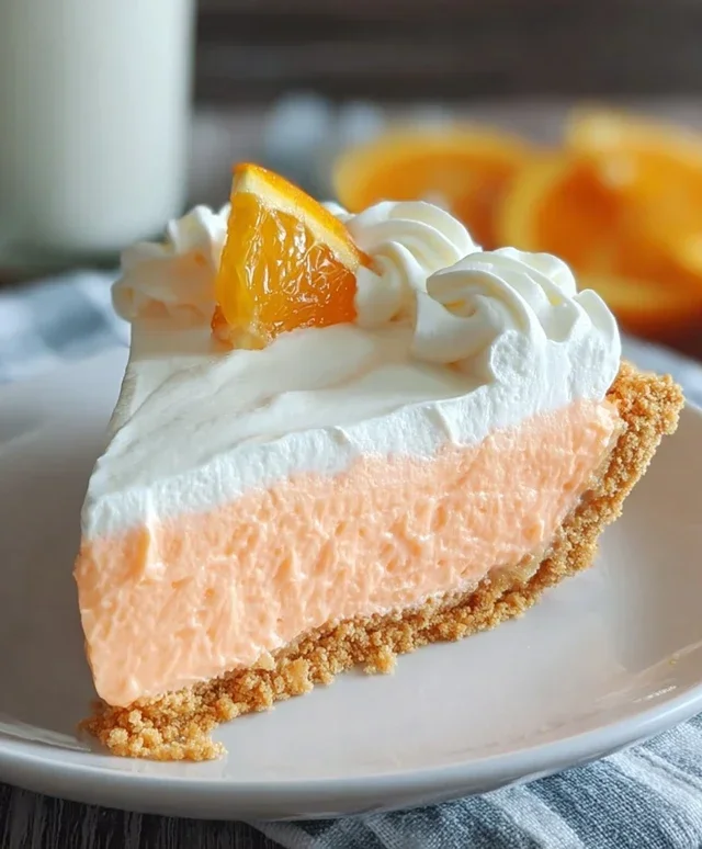 Jello Creamsicle Pie