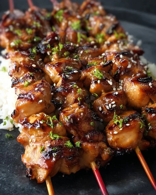 Teriyaki Chicken Skewers