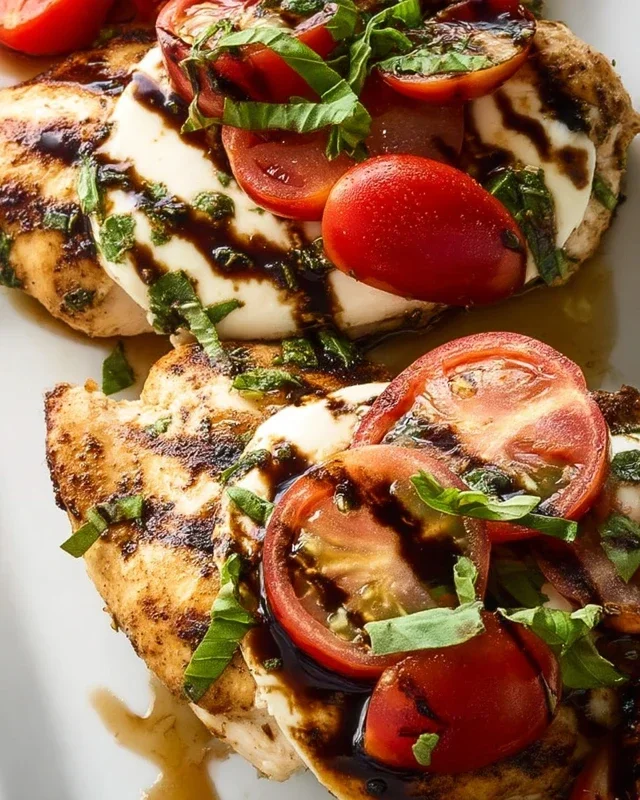Grilled Chicken Caprese