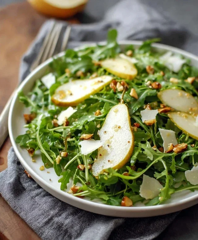 Arugula Pear Salad