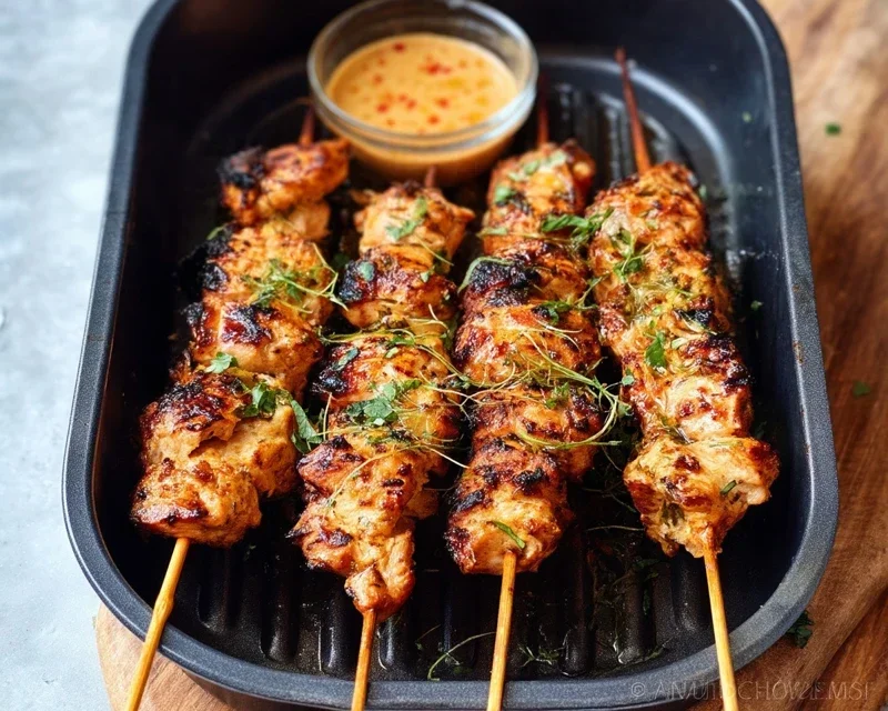 Bang Bang Chicken Skewers