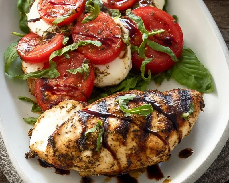 Grilled Chicken Caprese