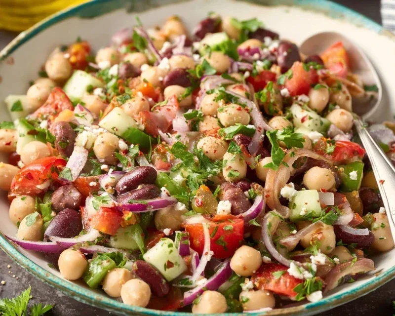 Mediterranean Bean Salad