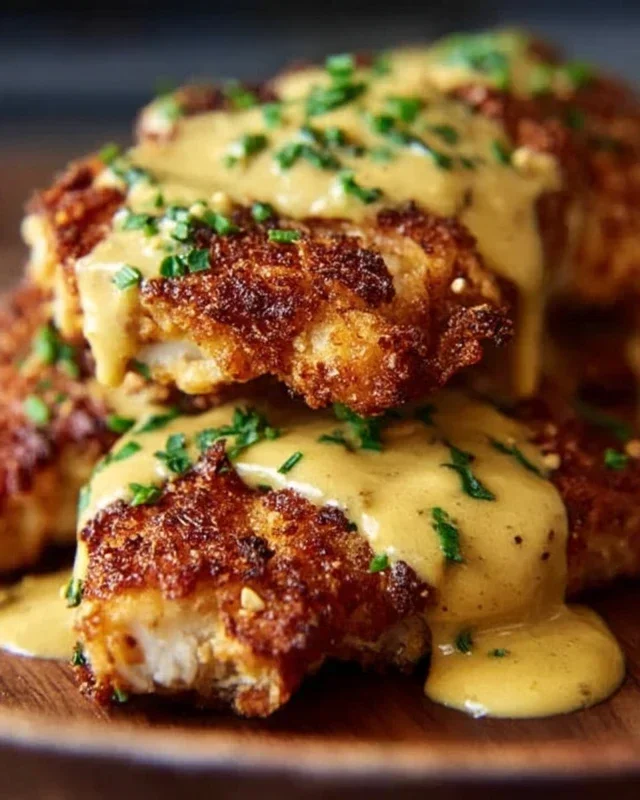 Pretzel Chicken with Mustard-Cheddar Sauce: An Amazing Ultimate Recipe