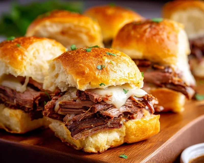 Easy French Dip Sliders Recipe