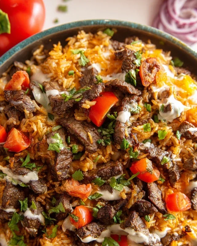 Steak Queso Rice A Flavorful Recipe