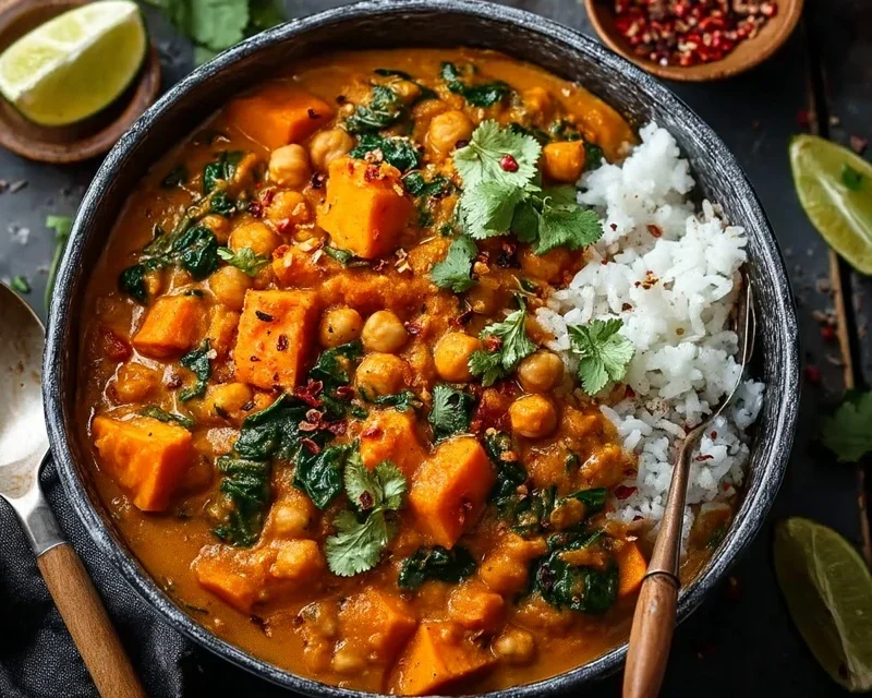Sweet Potato and Chickpea Curry