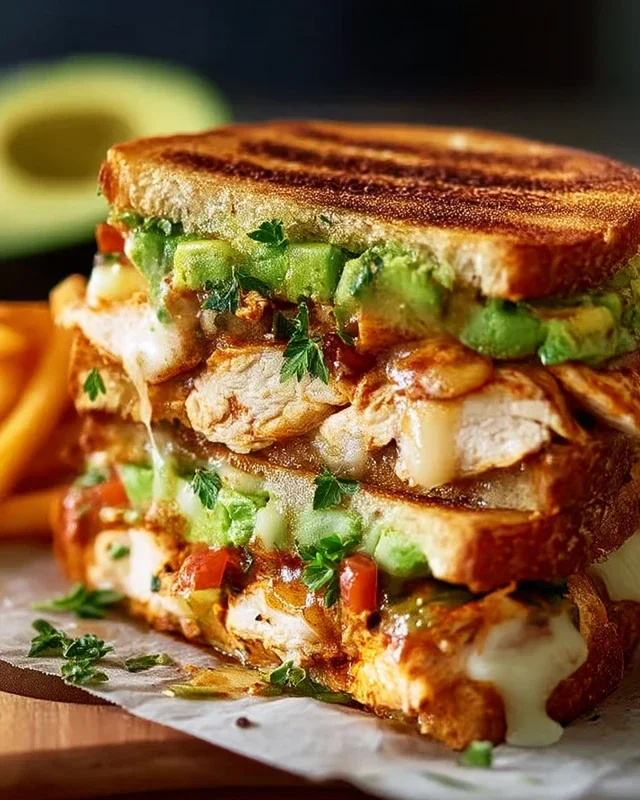 Chicken Avocado Melt Sandwich