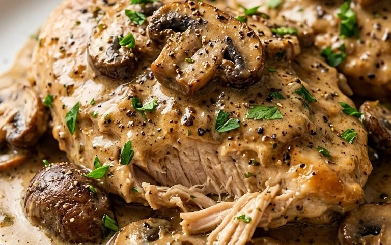 Creamy Mushroom Chicken Recipe