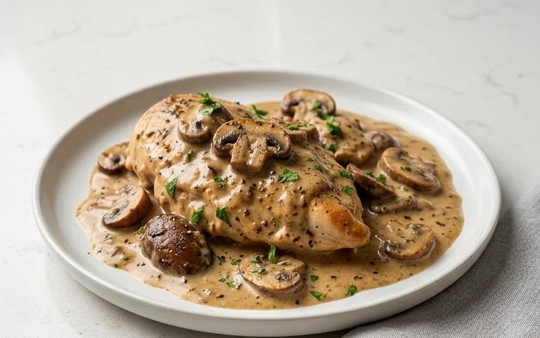 Creamy Mushroom Chicken Recipe