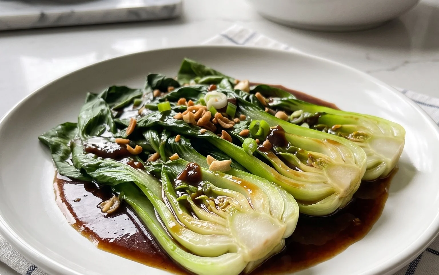 Bok Choy with Oyster Sauce