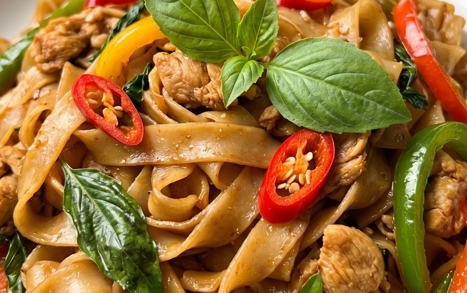 Drunken noodles