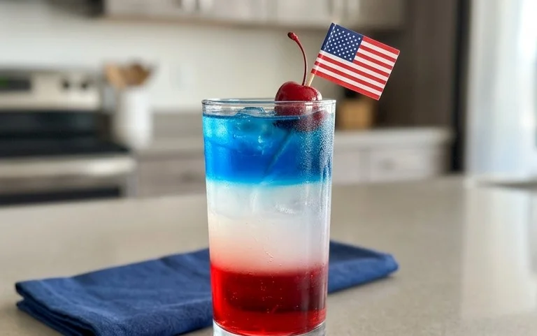 July 4th Layered Drinks Recipe