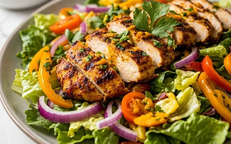 Peruvian Grilled Chicken Salad