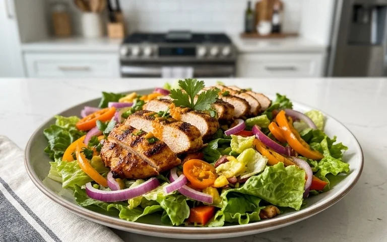 Peruvian Grilled Chicken Salad