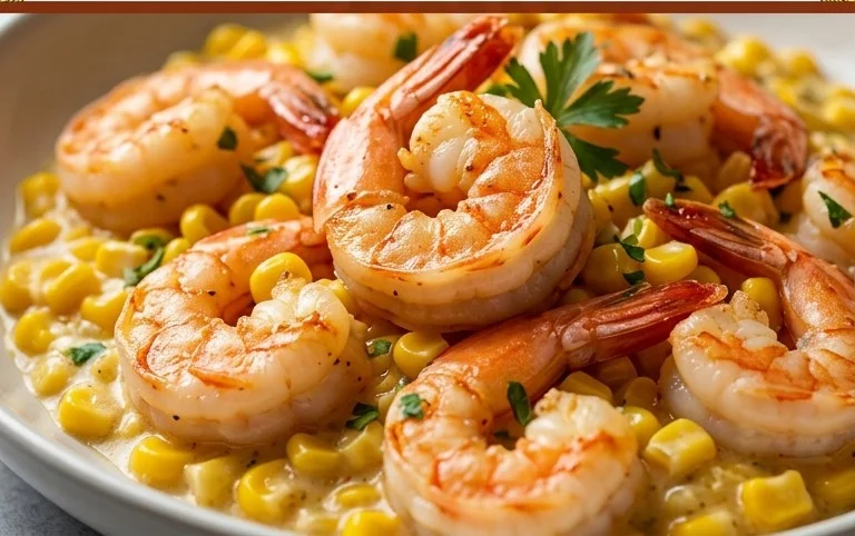 Shrimp and Creamed Corn (30 Minutes, One-Pan)