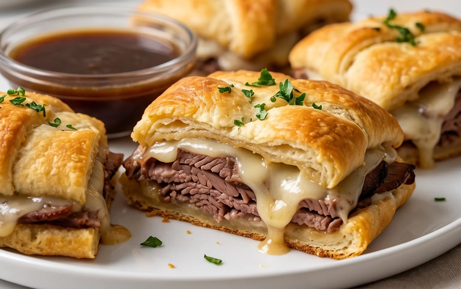 French Dip Squares