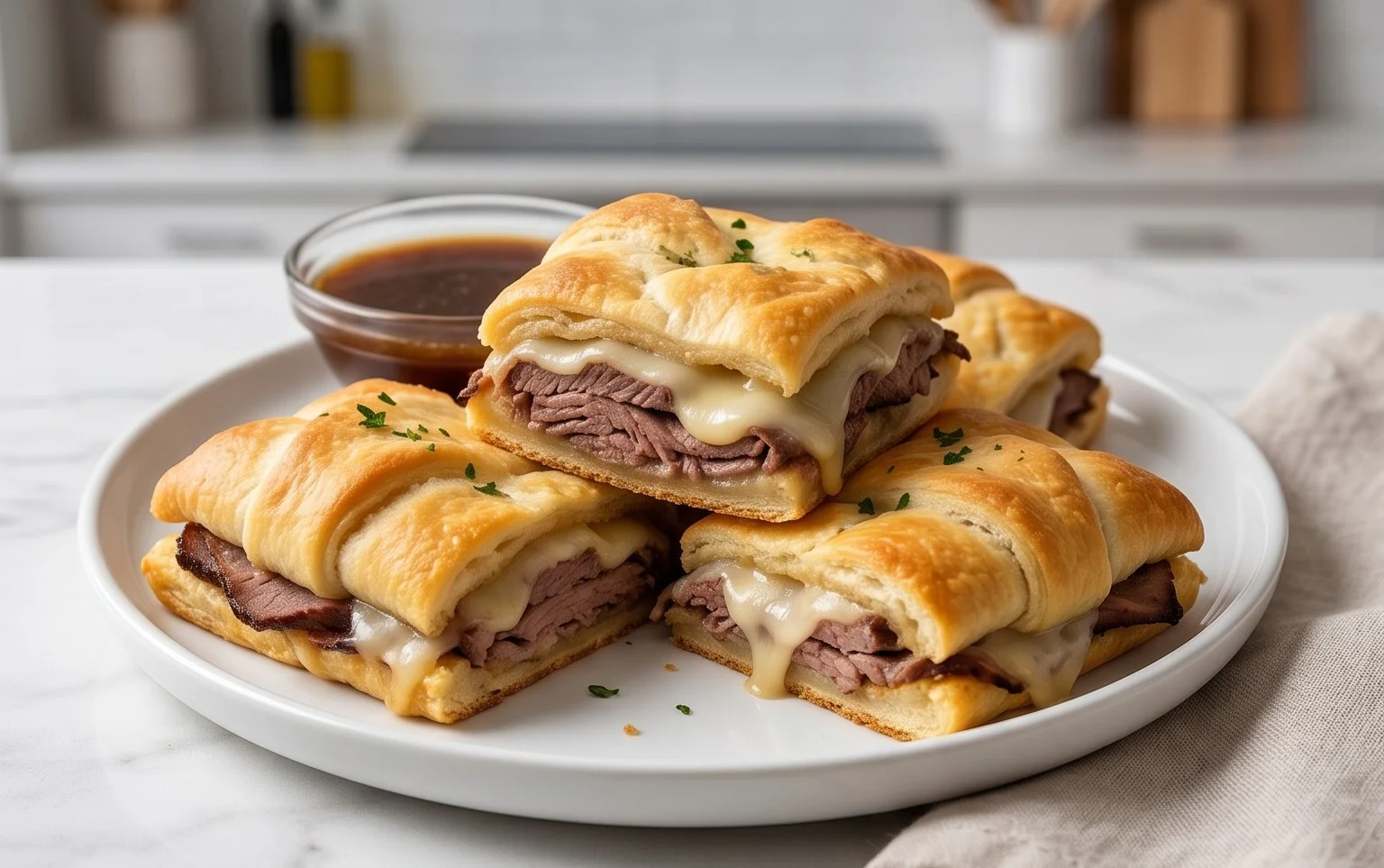 French Dip Squares