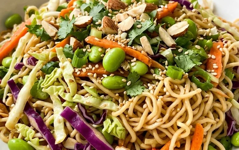 Crunchy Asian Ramen Noodle Salad Recipe