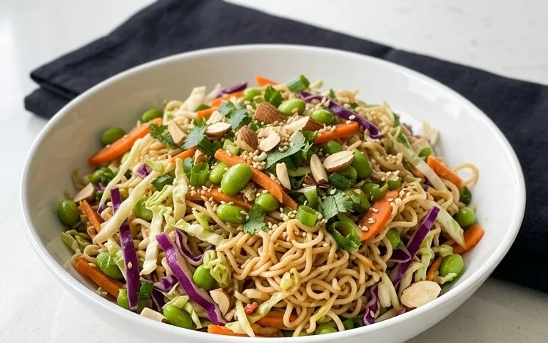 Crunchy Asian Ramen Noodle Salad Recipe