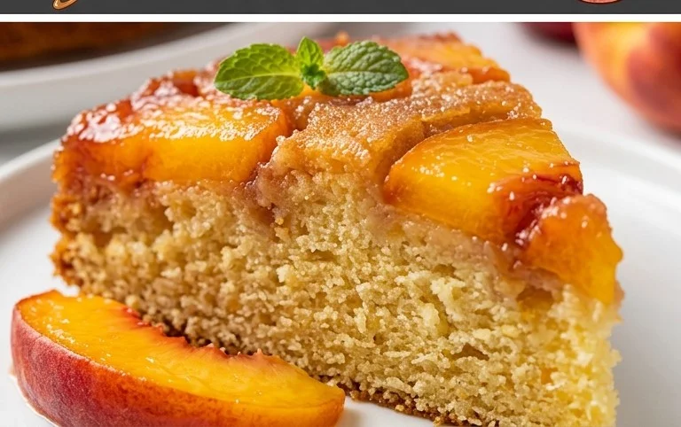 Peach Upside-Down Cake Recipe