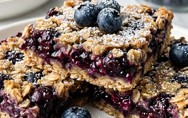 Blueberry Oatmeal Bars
