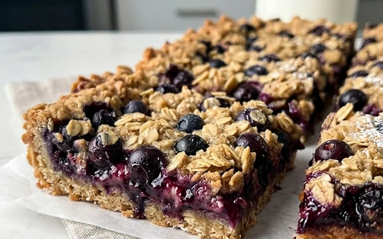 Blueberry Oatmeal Bars