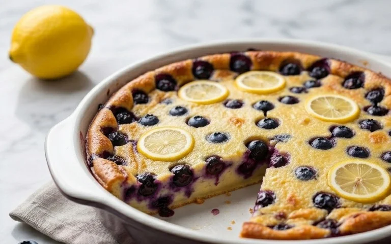 Lemon Blueberry Clafoutis