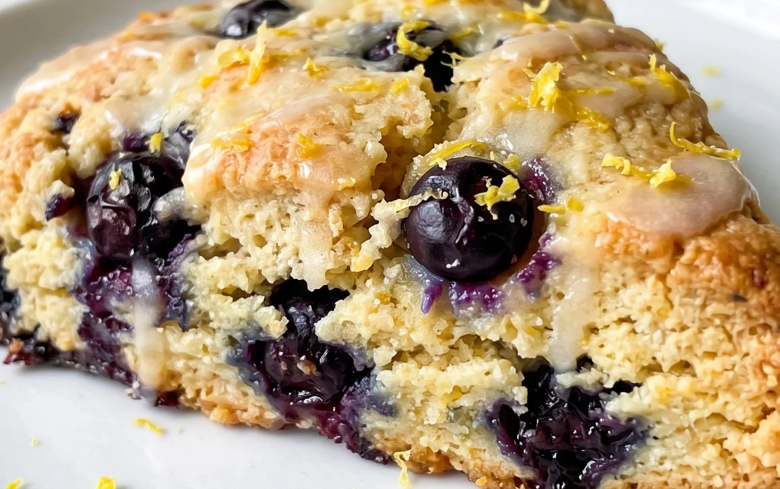 Almond Flour Lemon Blueberry Scones