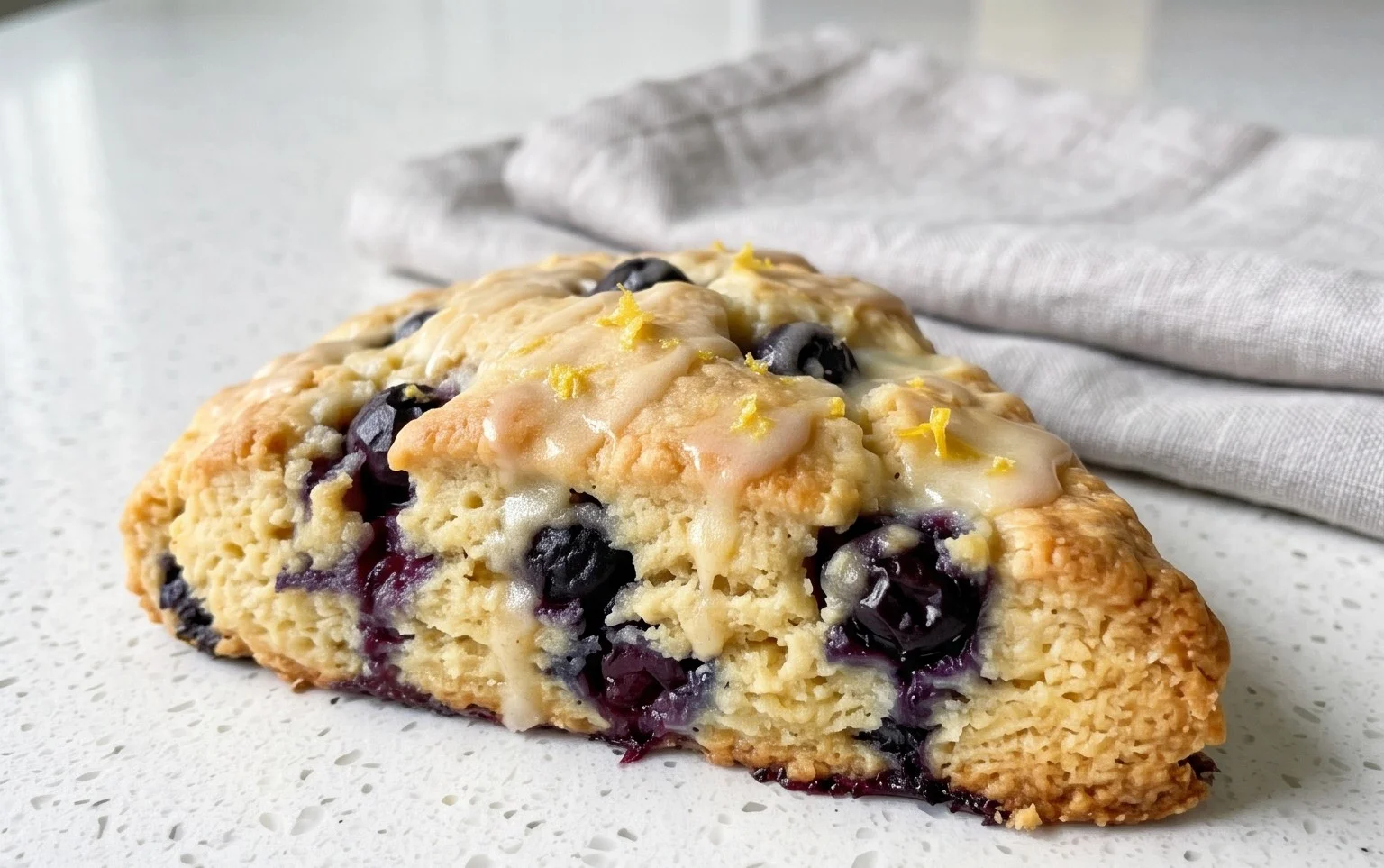 Almond Flour Lemon Blueberry Scones