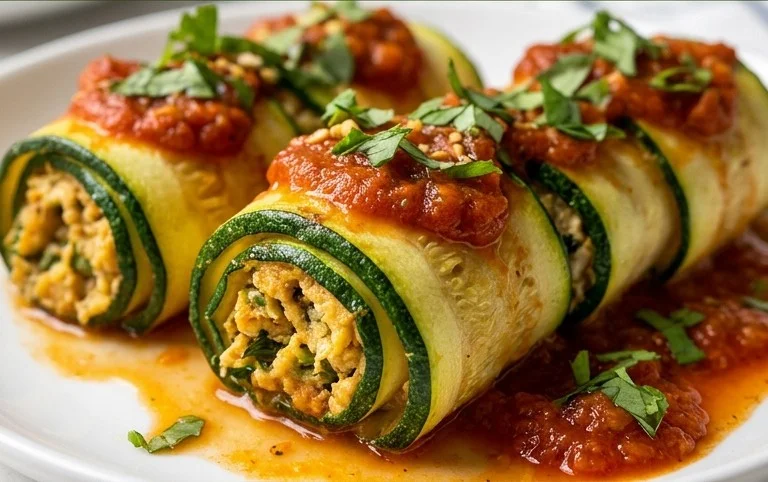 Vegan Zucchini Rollatini