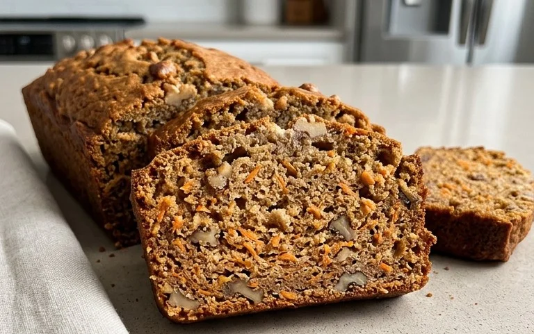 Dairy Free Carrot Cake Banana Bread